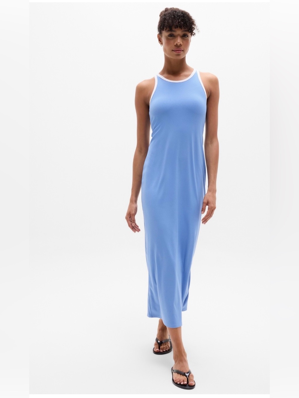 NWT-Athleta Signature Rib Maxi Dress, Small